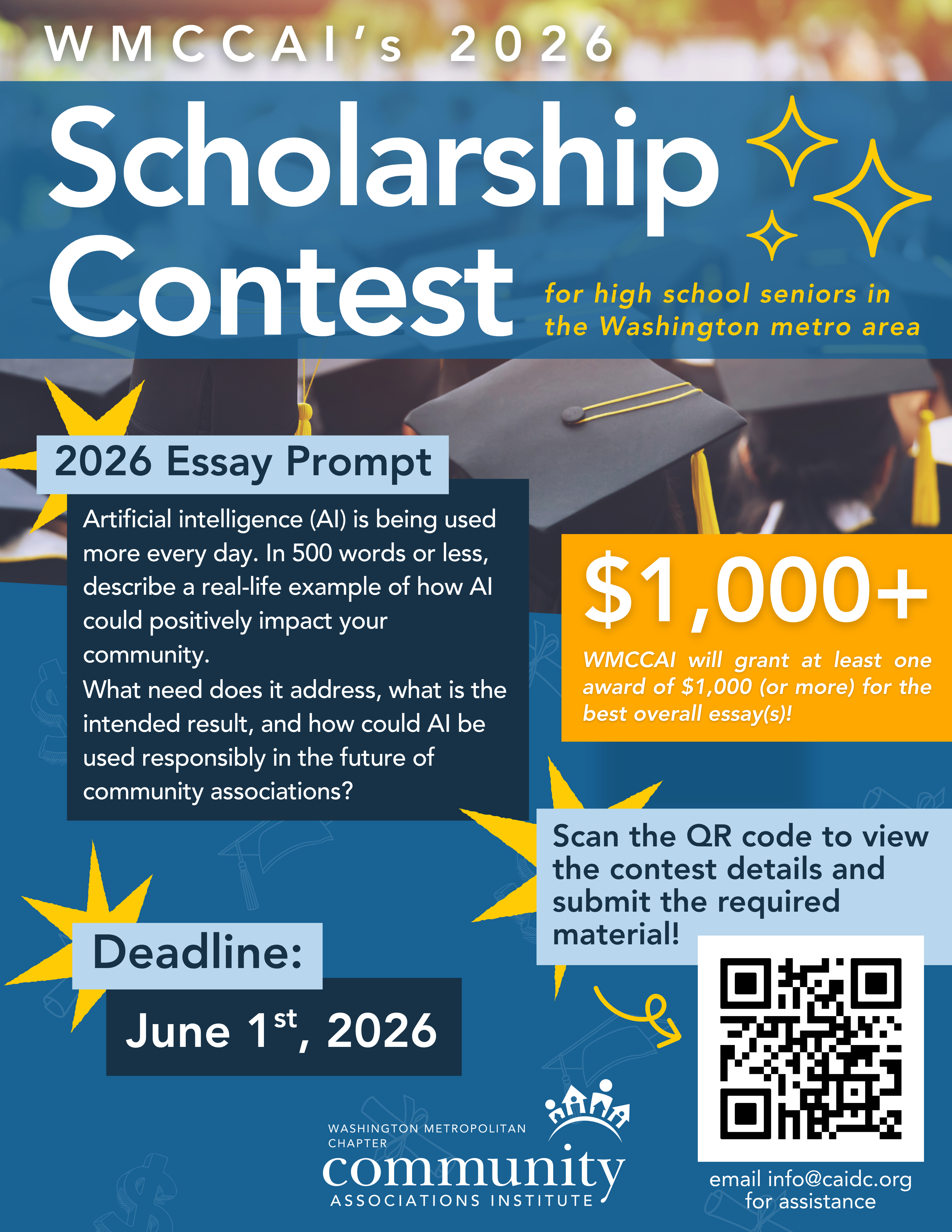 2026 Scholarship Contest Flyer