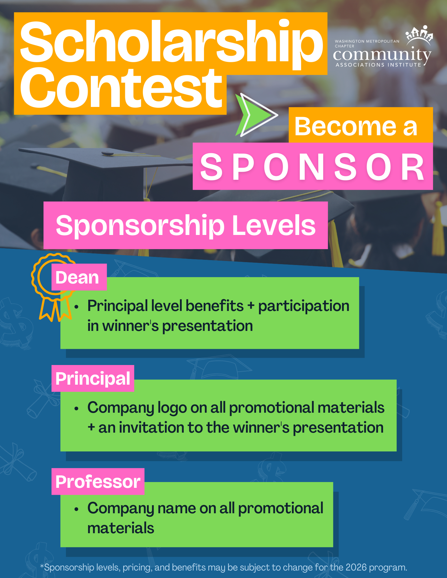 2026 Sponsorship Flyer