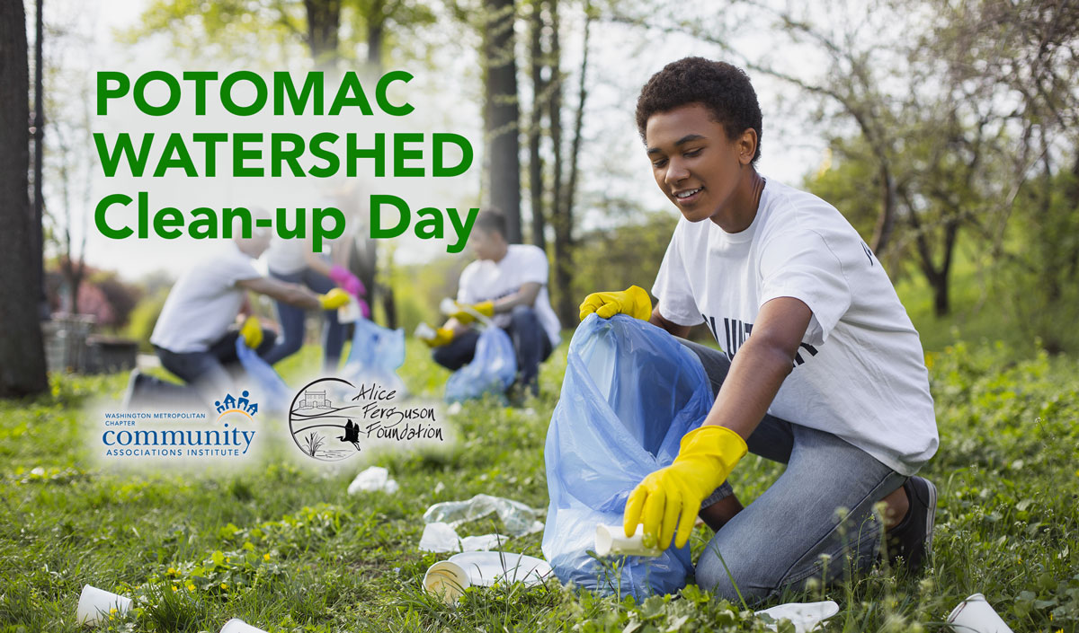 Potomac Watershed Clean Up Day Header Image